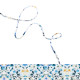 Ruban Spaghetti Liberty Aurora bleu - 4mm