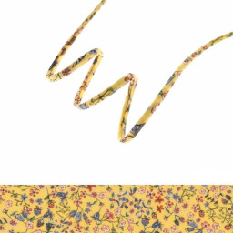Ruban Spaghetti Liberty Donna Leigh jaune - 4mm