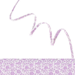 Ruban Spaghetti Liberty D'Anjo Coast orchidée - 4mm