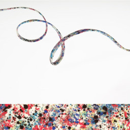 Ruban Spaghetti Liberty Melly multicolore - 4mm