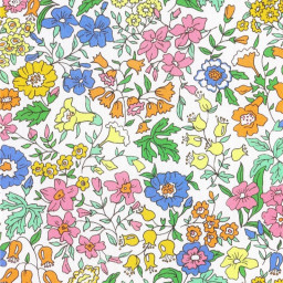 Tissu Tana Lawn - Emma Amélia - Rosée