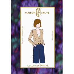 Patron pochette du spencer Damas - Maison Fauve