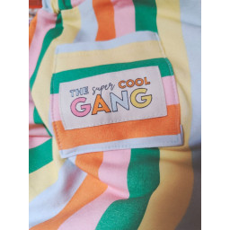 Lot de 6 étiquettes tissées Marmaï - "The Super Cool Gang"