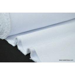 Tissu grande largeur blanc pour nappes x50cm
