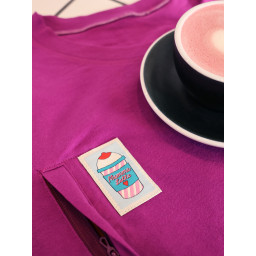 Lot de 6 étiquettes tissées Marmaï - "Mamma Latte"
