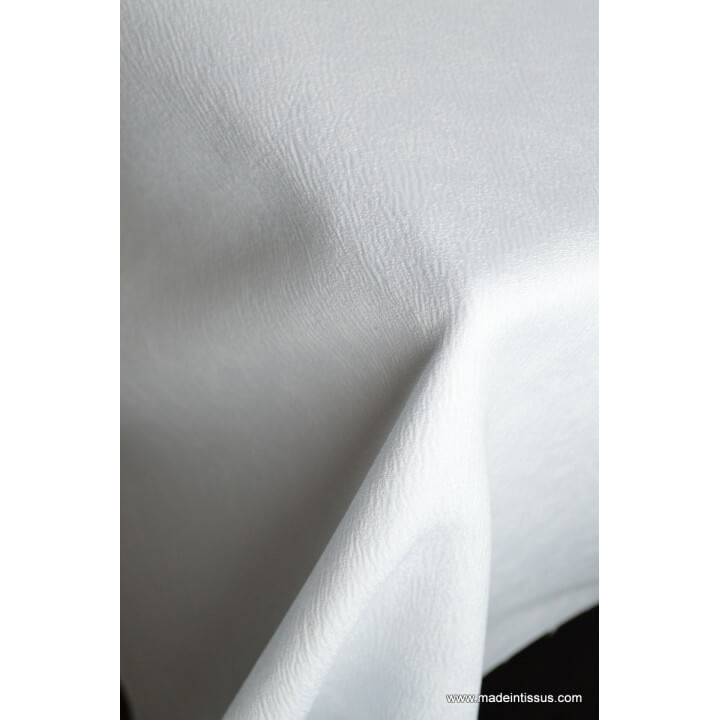 Tissu grande largeur blanc pour nappes x50cm