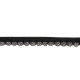 Élastique dentelle noir speciale lingerie - 12mm