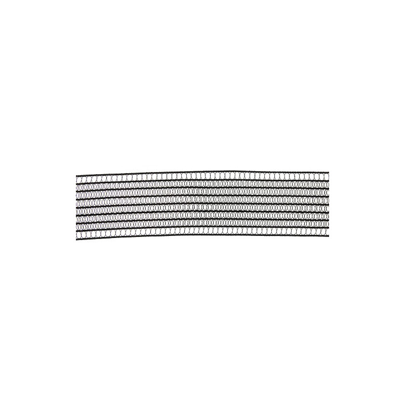élastique Mercerie Vêtements Rouleau 12m Bande Élastique Couture DOUSELLA - 2 Rouleaux 2,5cmx12m (Noir Et Blanc) - Élastique Plat Tricoté Bande Elastique Couture élastique Résistant Vêtements