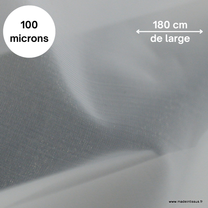 Tissu pour filtration alimentaire 100 microns en 180cm