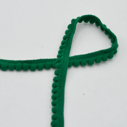 Galon mini pompons Vert gazon - 6mm