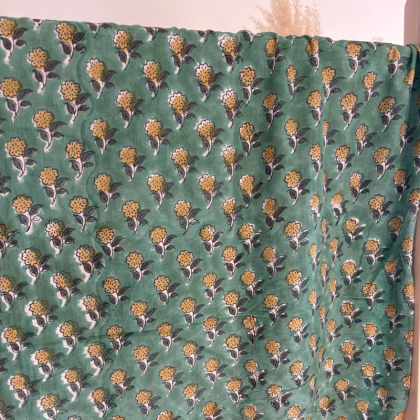 Tissu Indien Block Print Ishara - kalamkari