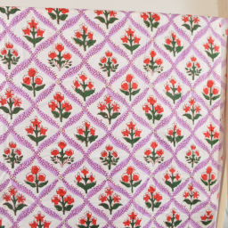 Tissu Indien Block Print Bhaveshwar - kalamkari
