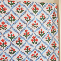 Tissu Indien Block Print Sundesh - kalamkari