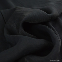 Tissu Viscose irisée Shine - Noir
