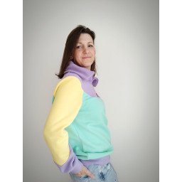 Tissu sweat molleton américain Sable - Largeur 190 cm