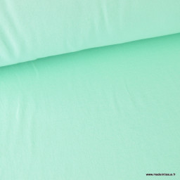 Tissu sweat molleton américain Menthe - Largeur 190 cm