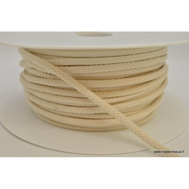 Cordon Tressé Argenté 4mm - 20 Mètres - Pour Couture, Perles, Quilting Et Embellissement - Polyester Résistant
