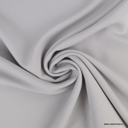 Tissu gabardine bi stretch - Gris