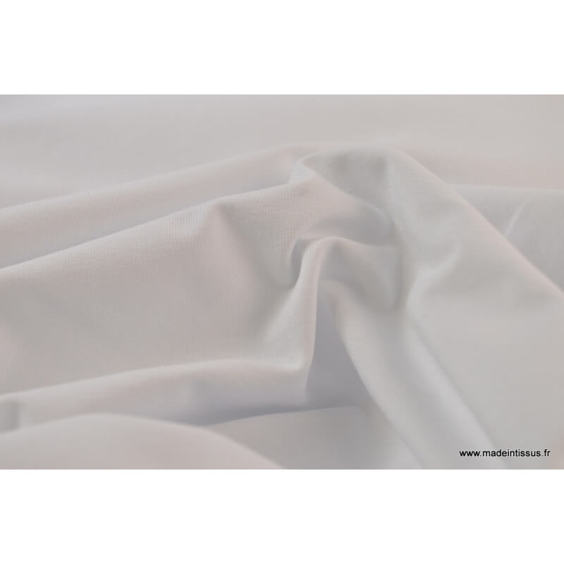 Chiffon Jersey coton blanc (tee-shirt)
