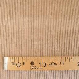 Tissu Velours côtelé Stretch Camel clair - oeko tex