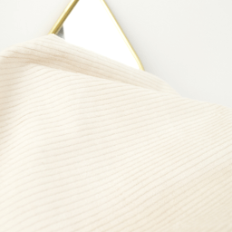 Tissu Velours côtelé Stretch Blanc cassé milk - oeko tex