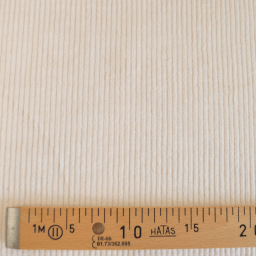 Tissu Velours côtelé Stretch Blanc cassé milk - oeko tex