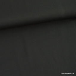 Tissu Jersey milano uni coloris noir - Oeko tex