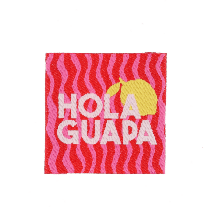 Étiquette tissée - Hola Guapa