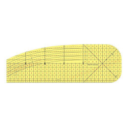 Règle de repassage à chaud pour ourlet 30 x 10 cm