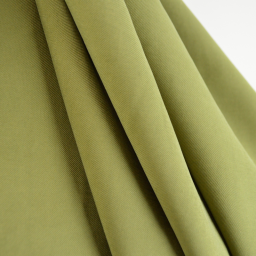 Twill viscose lourd coloris Vert olive