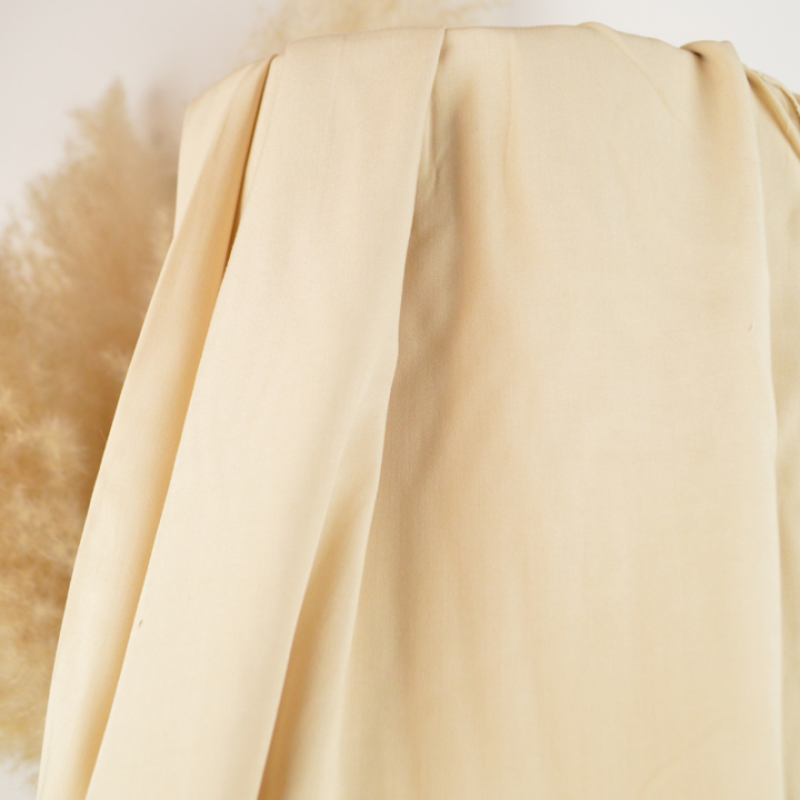 Tissu popeline de Viscose - Beige