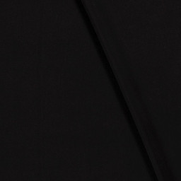 Tissu popeline de Viscose - Noir