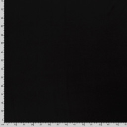 Tissu popeline de Viscose - Noir