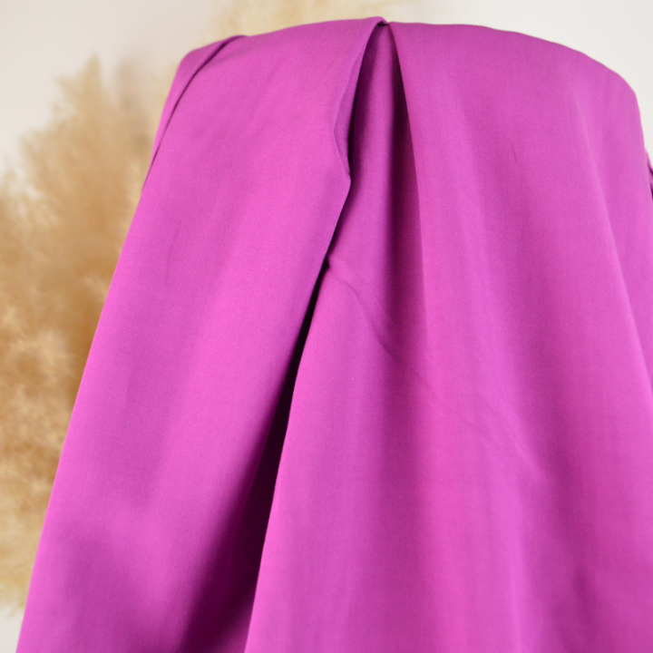 Tissu popeline de Viscose - Magenta