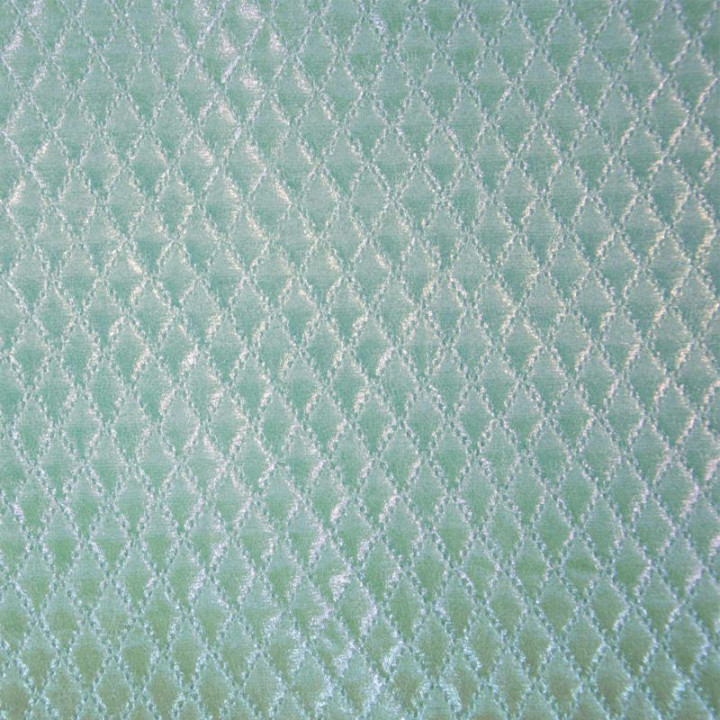 Matelassé holographique - vert d'eau