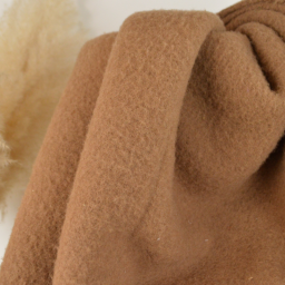 Tissu Polaire 100% laine vierge - Camel