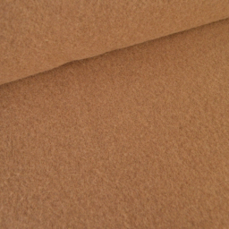 Tissu Polaire 100% laine vierge - Camel