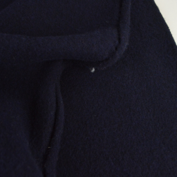 Tissu Polaire 100% laine vierge - Bleu marine