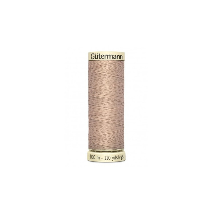Bobine de Fil pour tout coudre Gutermann 100 m - N°422 mocha