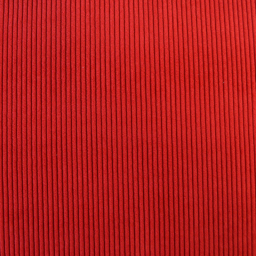 Velours grosses côtes d'ameublement Huggy - Tomate