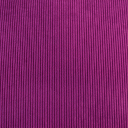 Velours grosses côtes d'ameublement Huggy - Aubergine