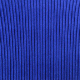Velours grosses côtes d'ameublement Huggy - Bleu roi