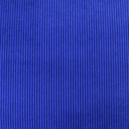 Velours grosses côtes d'ameublement Huggy - Bleu roi