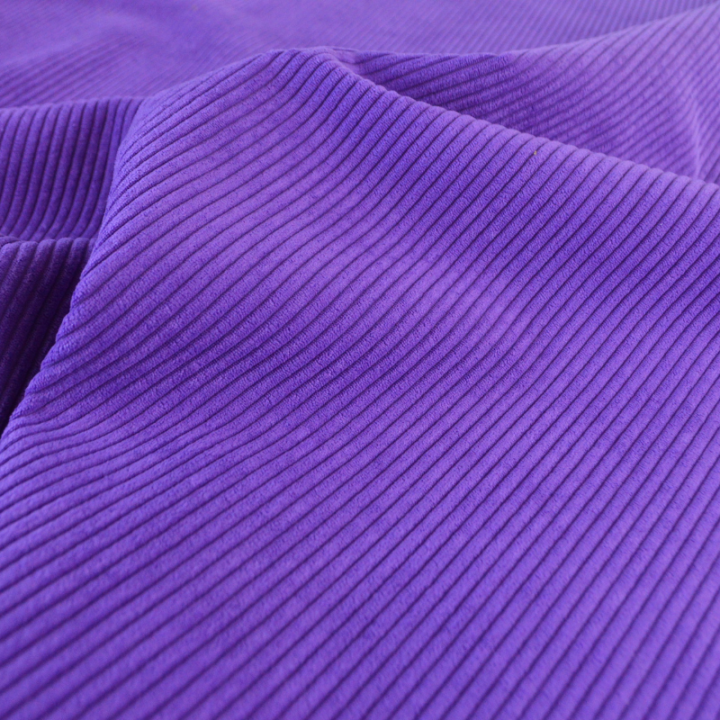 Velours grosses côtes d'ameublement Huggy - Lavande