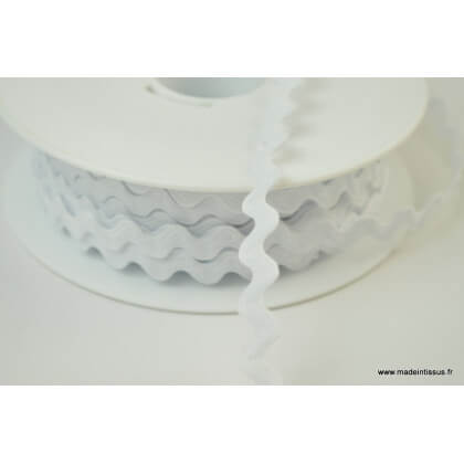 Serpentine Croquet uni Blanc 9mm x1m