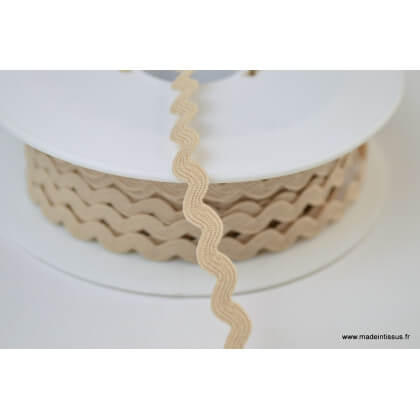 Serpentine Croquet uni Beige 9mm x1m