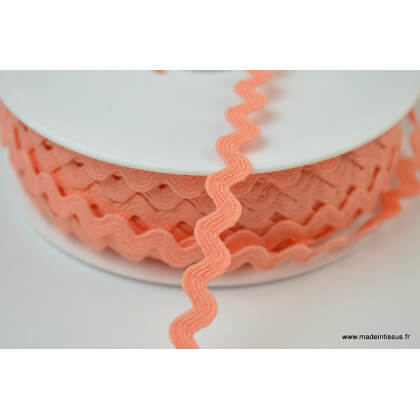 Serpentine Croquet uni Corail 9mm x1m