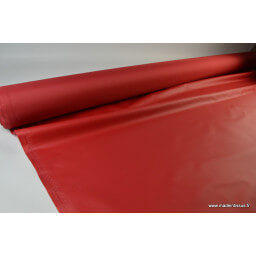 Tissu polyester rouge hermès déperlant pour parapluie