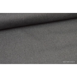 Tissu gabardine costume et confection gris