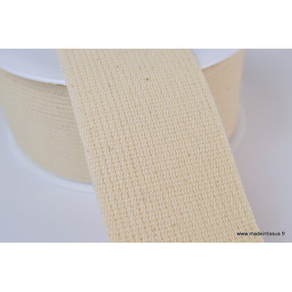 Sangle rigide Coloris Crème Largeur 50mm